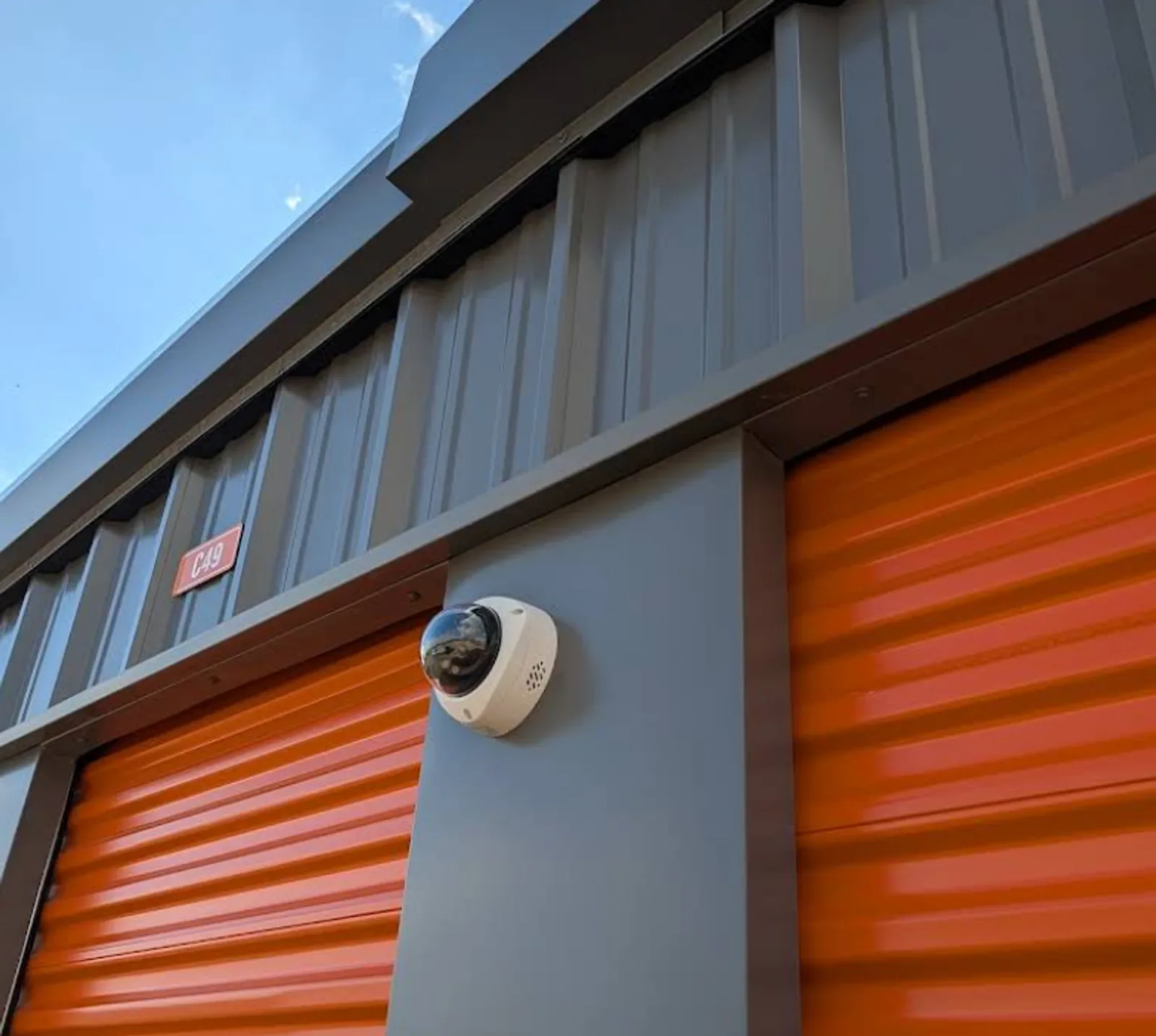 Flex space with security camera